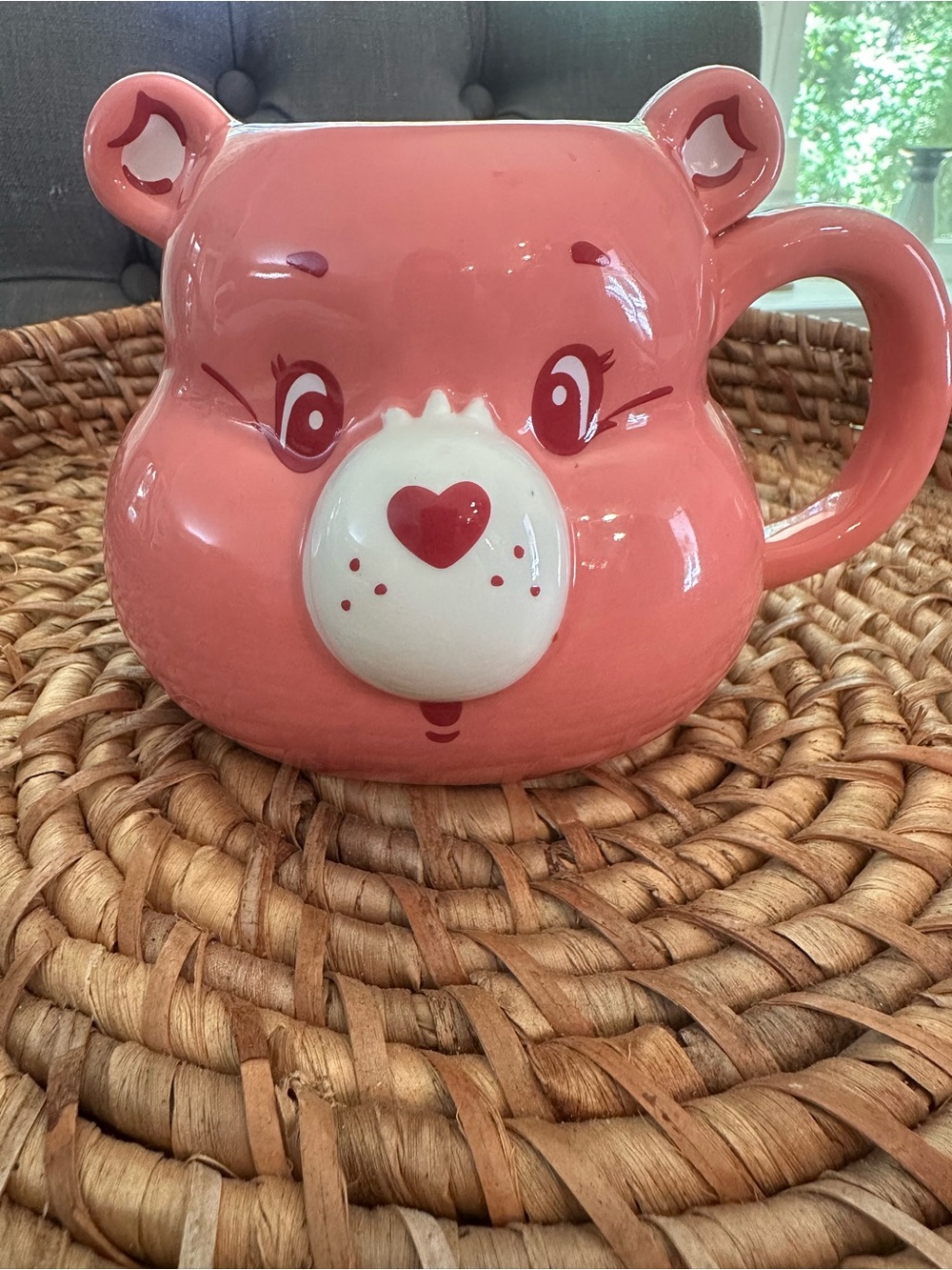Care Bears Love A Lot Pink 3D Sculpted Ceramic Mug/Cup